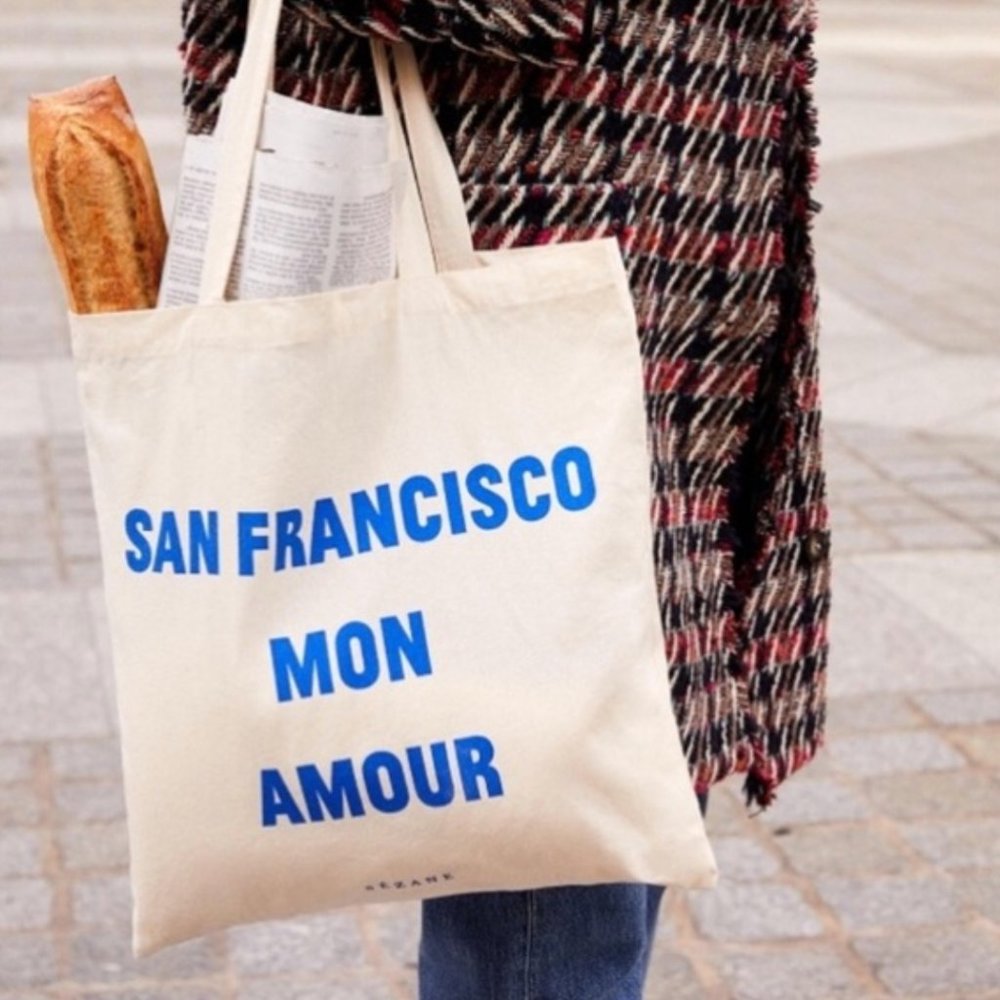 Sézane San Francisco Mon Amour Tote